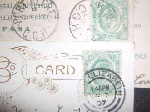POSTCARDS / STAMPS : SA KINGS HEADS /TRANSVAAL/ NATAL / CAPE OF GOOD HOPE